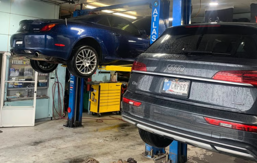 auto workshop carr expert longueil floor cleaning