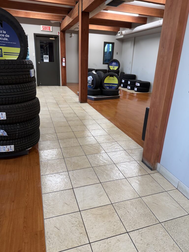 mazda garage floor cleaning