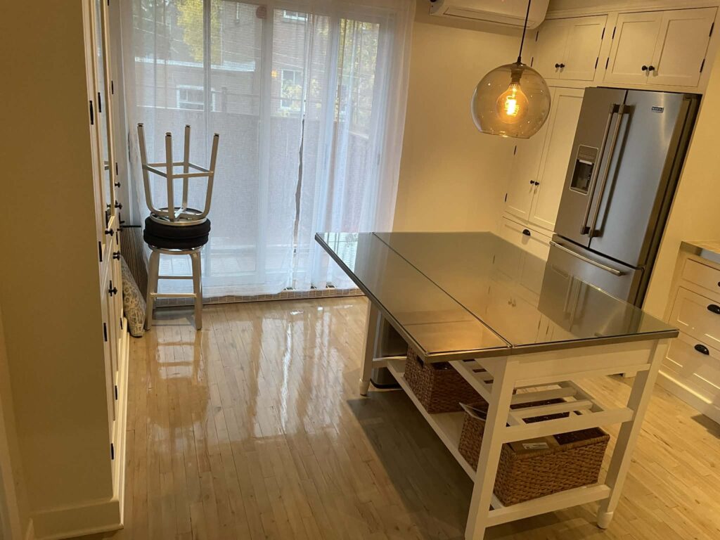 residential cleaning project after