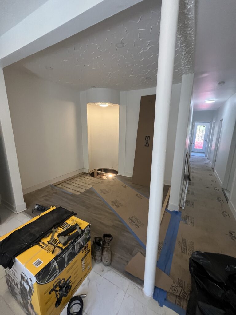 residential cleaning roject before